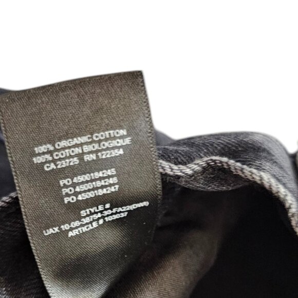 Denim Forum The Joni High Rise Loose Jeans, Black Eyeliner, Button Fly, 29, NWT - Picture 8 of 11